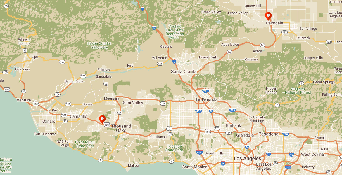 North Los Angeles Hotels & Motels